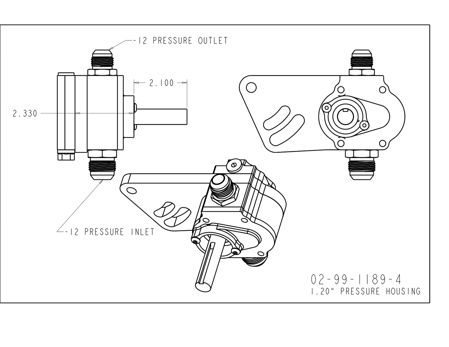 DAILEY ENGINEERING SINGLE STAGE OIL PUMP