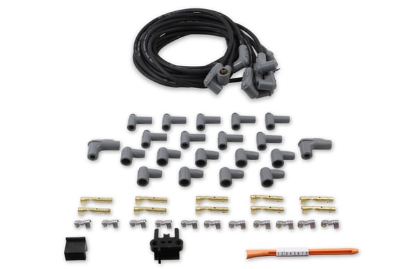 MSD PLUG LEAD SET - 90 DEG BLACK
