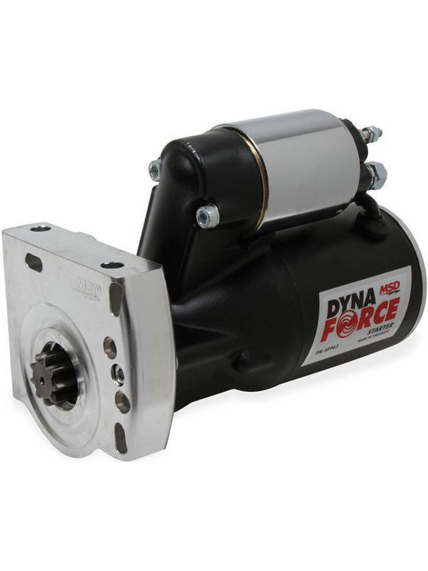MSD STARTER MOTOR GEAR REDUCTION FITS GM LS1-LS7 ENGINES BLACK