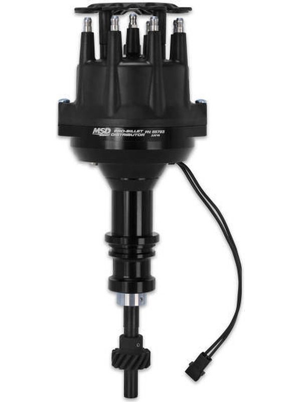 MSD PRO-BILLET DISTRIBUTOR FITS FORD WINDSOR 289-302 SMALL DIAM BLACK