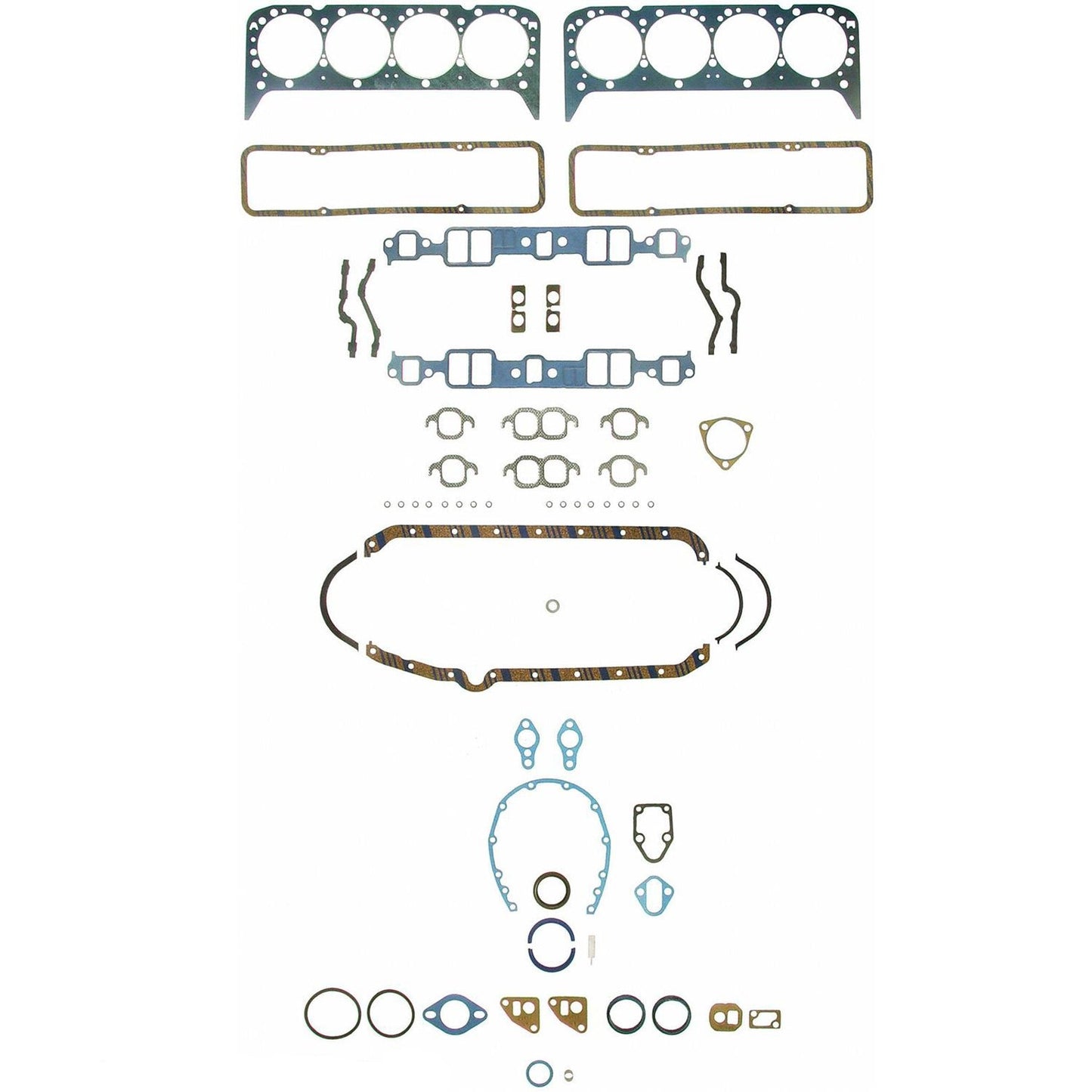 FELPRO ENGINE GASKET FULL SET FITS CHEV SB 283, 307, 327, 350
