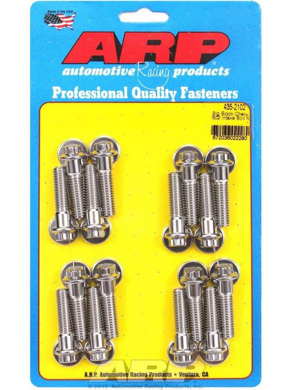 ARP BOLT KIT BB Chev 502 INT. manifold Bolts 4352102 Speed Solutions