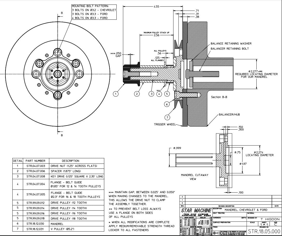 STAR MACHINE PULLEY GUIDE WASHERS SML STR.04.07.004