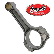 SCAT 6.000" Pro Stock I-Beam Conrods 4340, 3/8 ARP 8740 Bolts. SBC Small Block Chevy 350 LJ Connecting Rods, Bushed