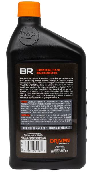 DRIVEN MICROZOL BREAK IN OIL 15W50 00106