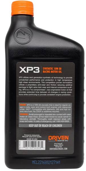 DRIVEN OIL XP3 SAE 10W-30 10Q 00306