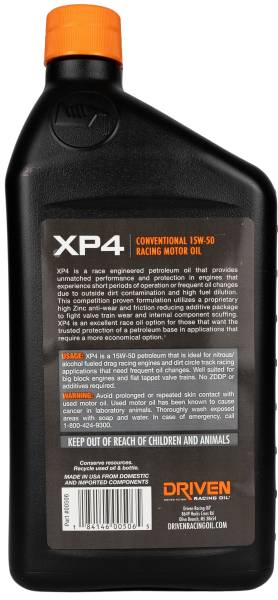 DRIVEN OIL XP4 SAE 15W-50 946ML 00506
