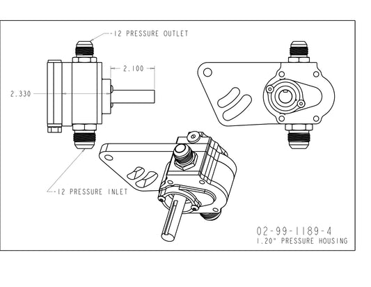 DAILEY ENGINEERING SINGLE STAGE OIL PUMP