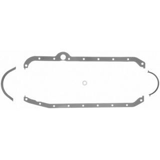FELPRO OIL PAN GASKET SET FITS SMALL BLOCK CHEV 80-85 RH DIPSTICK