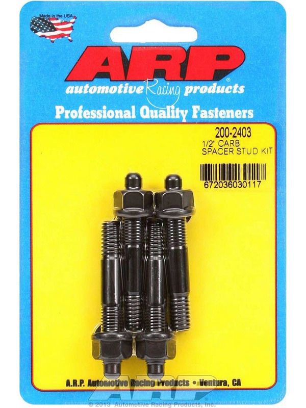 ARP STUD KIT Carburetor Studs 1/2" Spacer 200-2403 – Speed Solutions ...