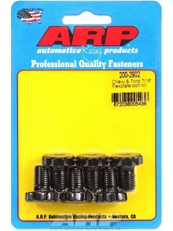 ARP BOLT KIT Chev & Ford Flexplate Bolts 2002902 Speed Solutions