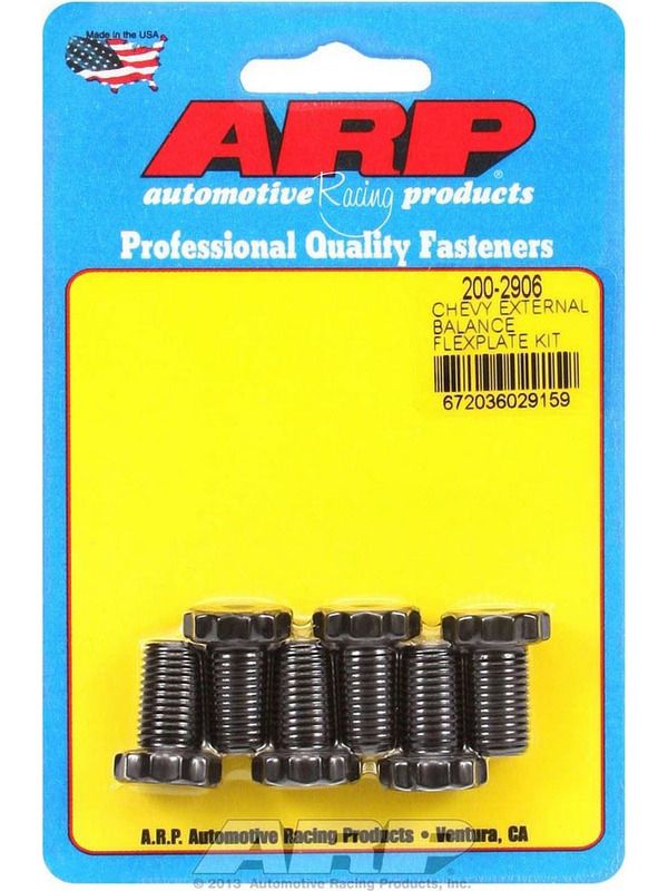 ARP BOLT KIT SB/BB Chevy Flexplate Bolts 2002906 Speed Solutions