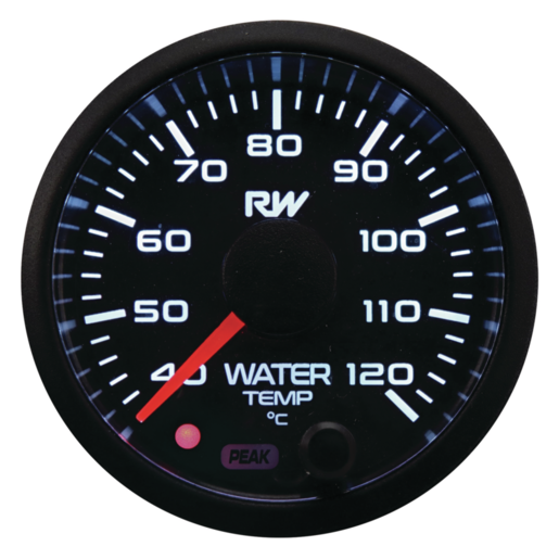 RACEWORKS 52MM ELECTRONIC WATER TEMP GAUGE - VPR-306