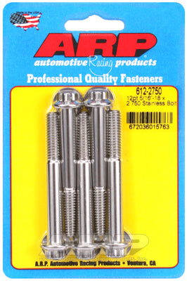 ARP BOLT 5/16"-18 12pt 2.750"UHL SS 5pk 612-2750