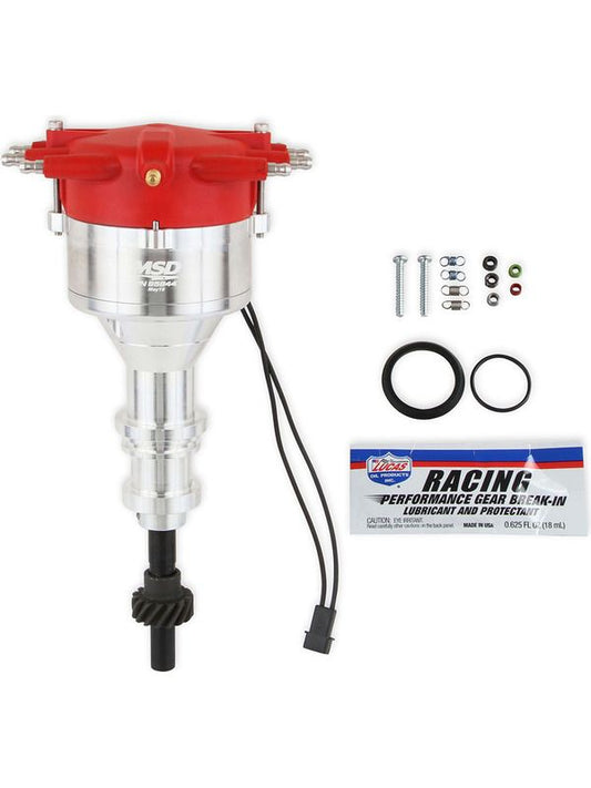 MSD BILLET DISTRIBUTOR LOW PROFILE CRAB CAP FITS FORD WINDSOR 351