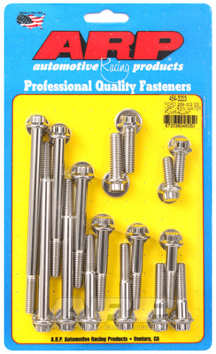 ARP BOLT KIT Ford Water Pump Alu Timing Cover S/S Bolts 454-3203