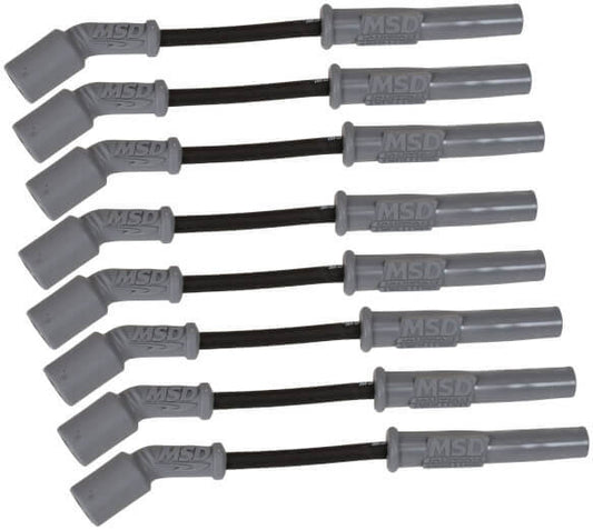 MSD - LS PLUG LEAD SET, BLACK (SHORT)