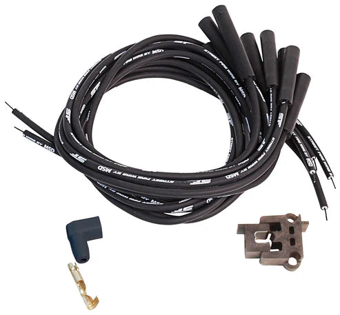 MSD5551 - STREETFIRE STRAIGHT END SPARK PLUG LEAD KIT