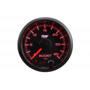 Raceworks 52mm Electronic Diesel Boost Gauge Kit (30psi) - VPR-313